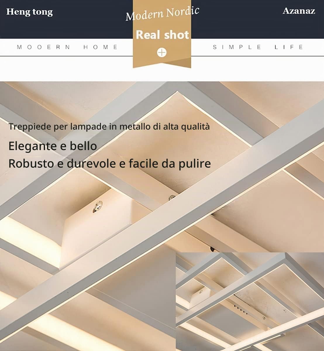 Rettangolo plafoniera LED soffitto, Dimmerabile plafoniera LED Telecomando Lampada,Plafoniere da Ufficio Luce Soffitto per Camera da Letto, Cucina, Soggiorno, Balcone,Bianca,110 * 60CM/95W
