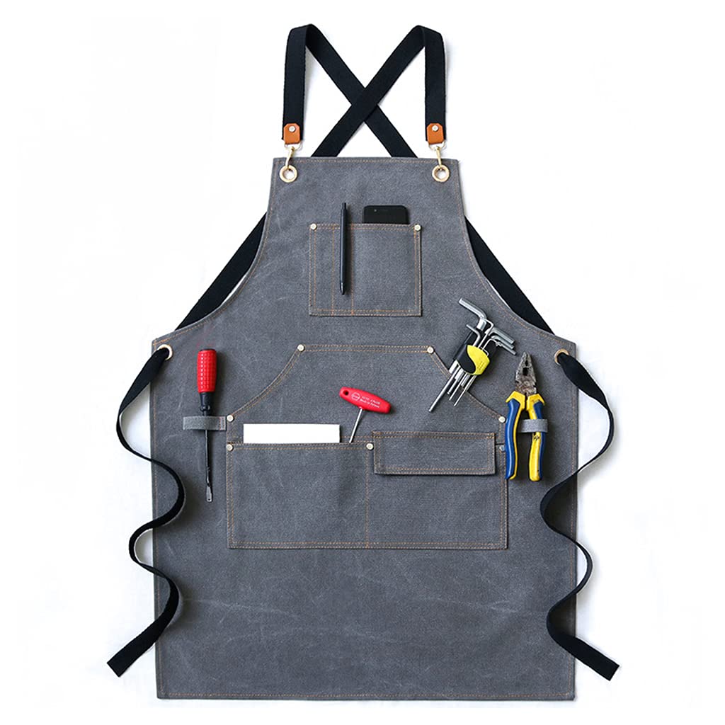 Tablier de travail en toile avec poches pour protéger vos vêtements