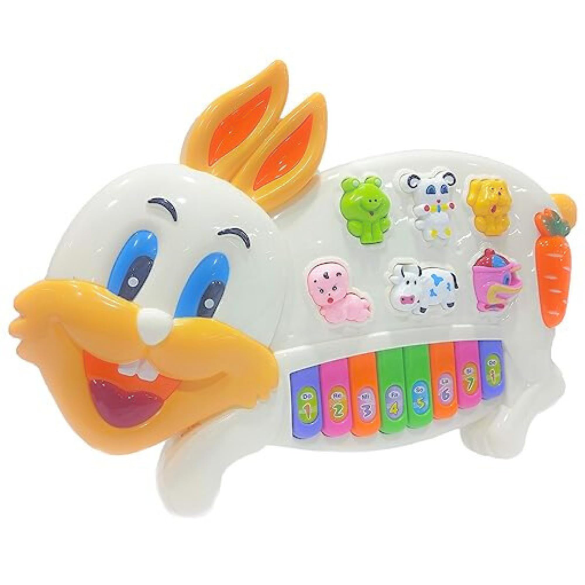 Mable Musical RABIT Piano Toy with Flashing Light & Sound for Kids, Early Development Musical Toy Plastic with 3 Modes (B0D7NG2Y6Z) Amazon Price History, Amazon Price Tracker