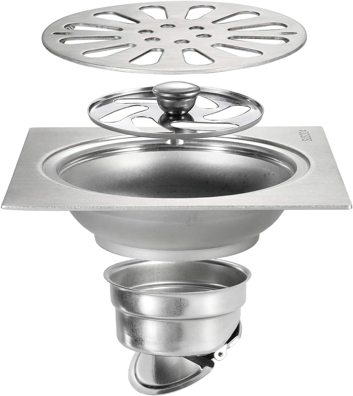 Siphon de sol en inox 304 chrome, le choix d'excellence pour hôtel et villa