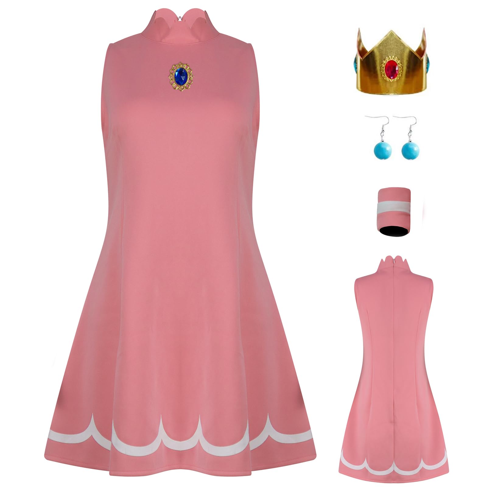 open lace back dress Custom Belle Blue Dress, Beauty and The Beast Princess Belle Cosplay C   CoserZ