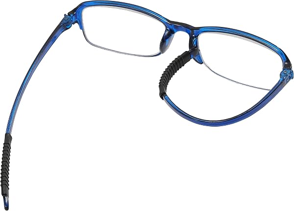 NRDIK PROFLEX Gafas de lectura flexibles (paquete de 3), antichoques, antiarañazos, antideslizantes, unisex (mujeres y hombres), colores variados, graduación +1,0, +1,5, +2,0, +2,5, +3,0, +3,5, +4,0 - 2