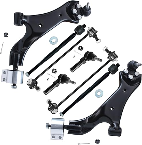 Detroit Axle - Brazos de control inferiores delanteros para Saturn Vue 2008-2009, Suzuki XL-7 2007-2009, 2 brazos de control inferiores con rótulas,
