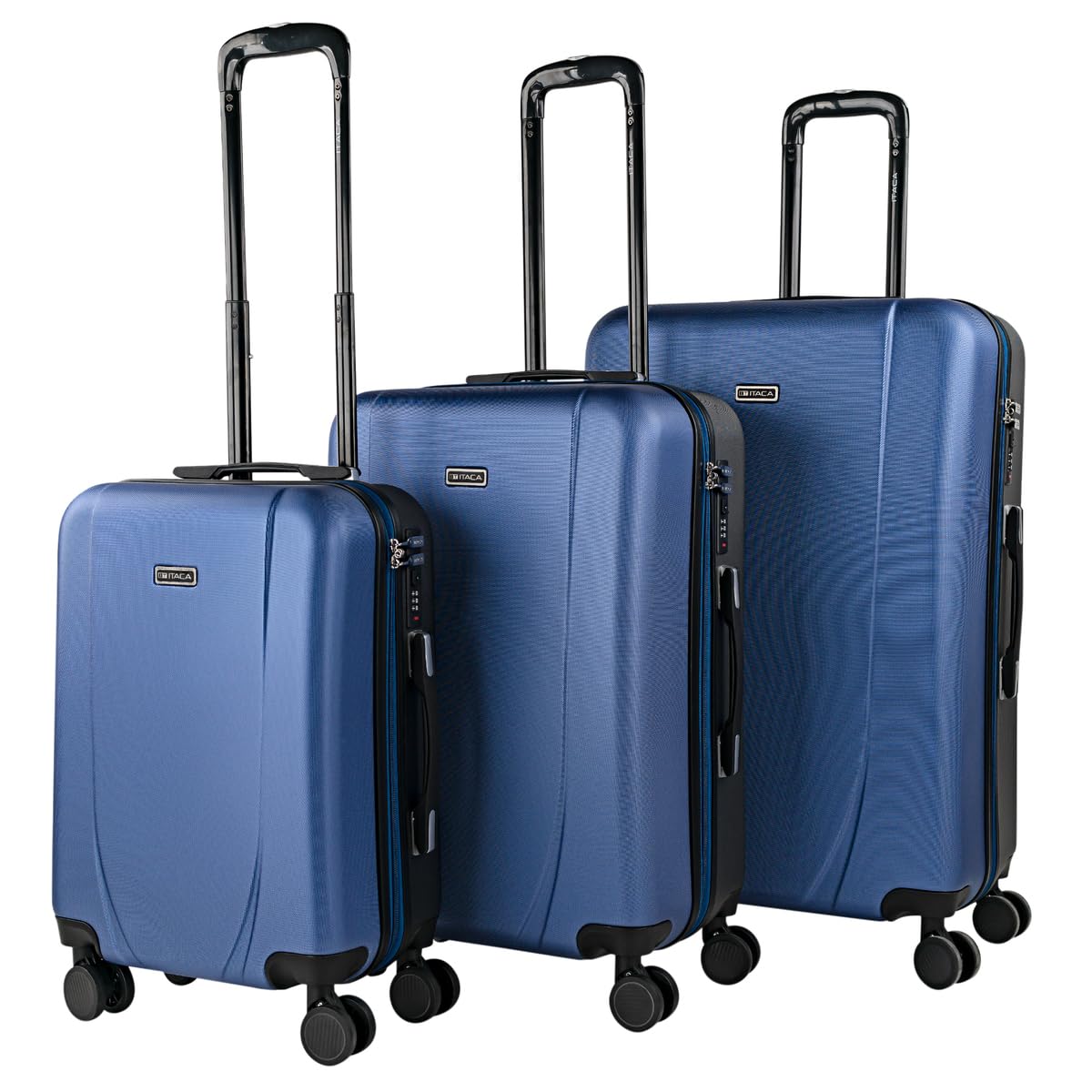 ITACA - Maleta de Cabina 55x40x20 - Maletas De Viaje Cabina Rígidas Trolley con 4 Ruedas Dobles para Avion Ligera Equipaje De Mano Candado de Combinación. Compatible Ryanair, Verde Menta — view 35