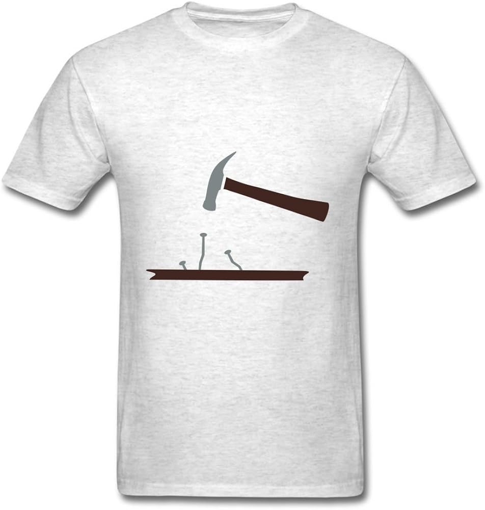 Custom Hammer Tshirt Gray Printed Men Shirts Xxxlarge Clothing, Shoes & Jewelry