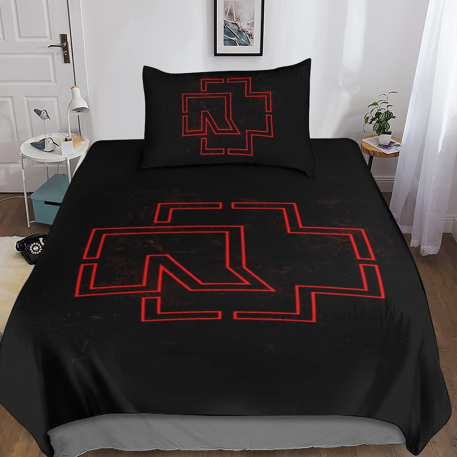 Kinder Bettwäsche 3-teilig - 3D Druck Mikrofaser 135x200cm