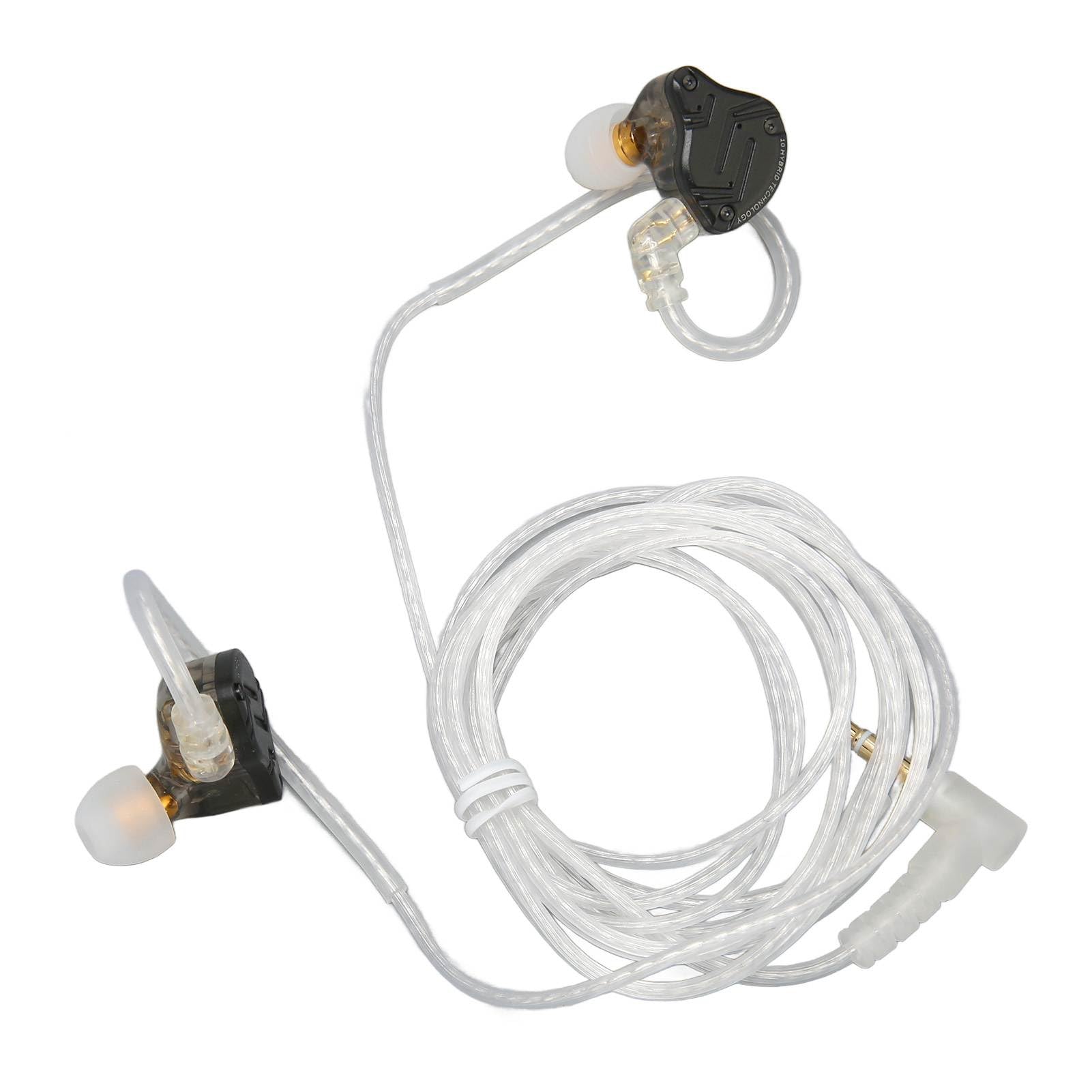 Annadue ZS10 PRO X Słuchawki Douszne z Przewodowym Monitorem, Hybrydowy Sterownik 1DD 4BA, Słuchawki Stereo HiFi, Odłączany Kabel 0,78 Mm 2-pinowy, Douszne dla Muzyków Studyjnych na Scenie