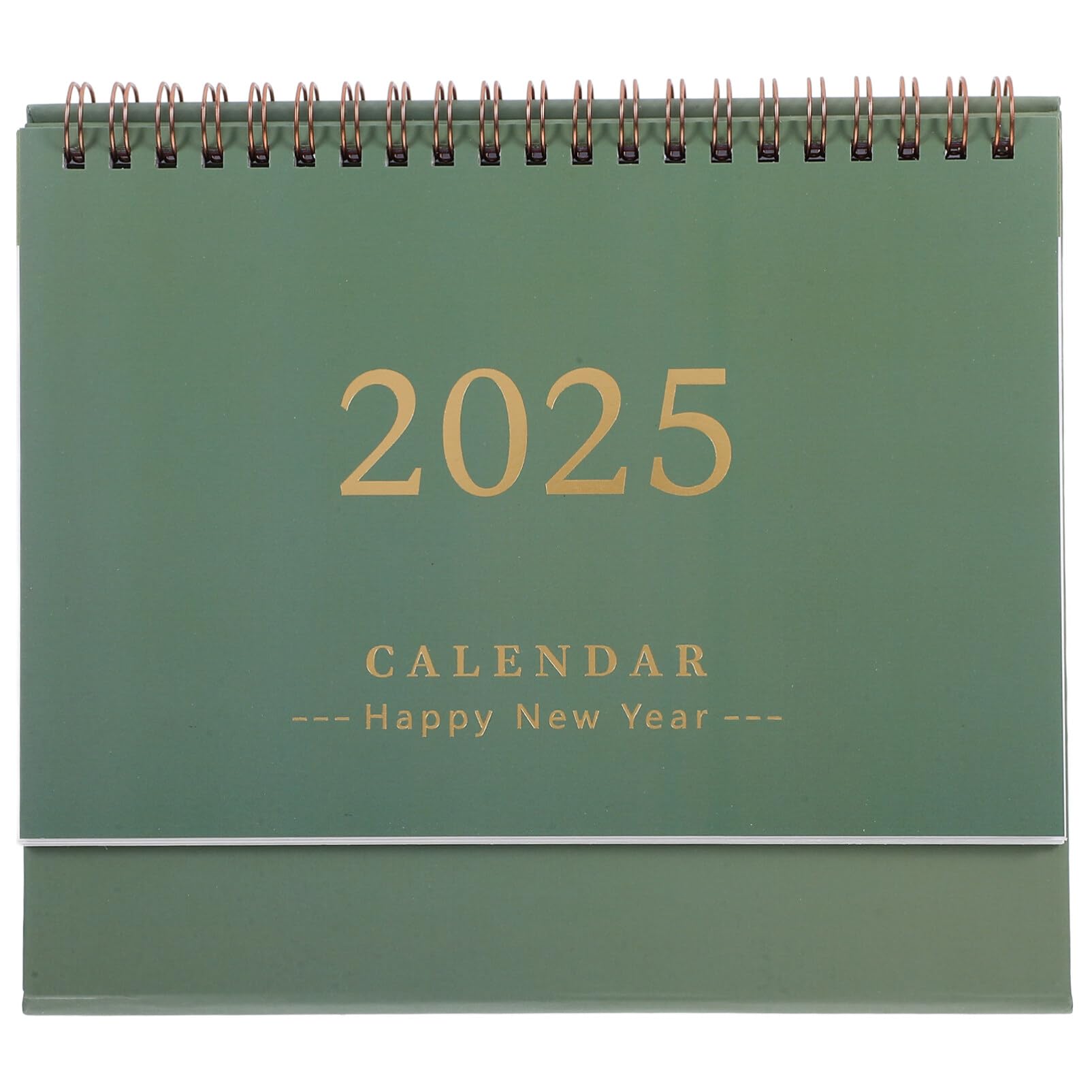 SHINEOFI Small Desk Calendar 2024-2025 - from July 2024 to December 2025 Standing Flip Desktop Calendar Metal Ring Twin-Wire Binding Monthly Desktop Calendar for Home Office