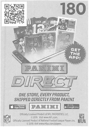 Miniatura 2 de 2019 NFL Football Panini Album Sticker #180 Marlon Mack Indianapolis Colts (2 inches Wide X 2 1/4 Inch Tall Individual Album Sticker)