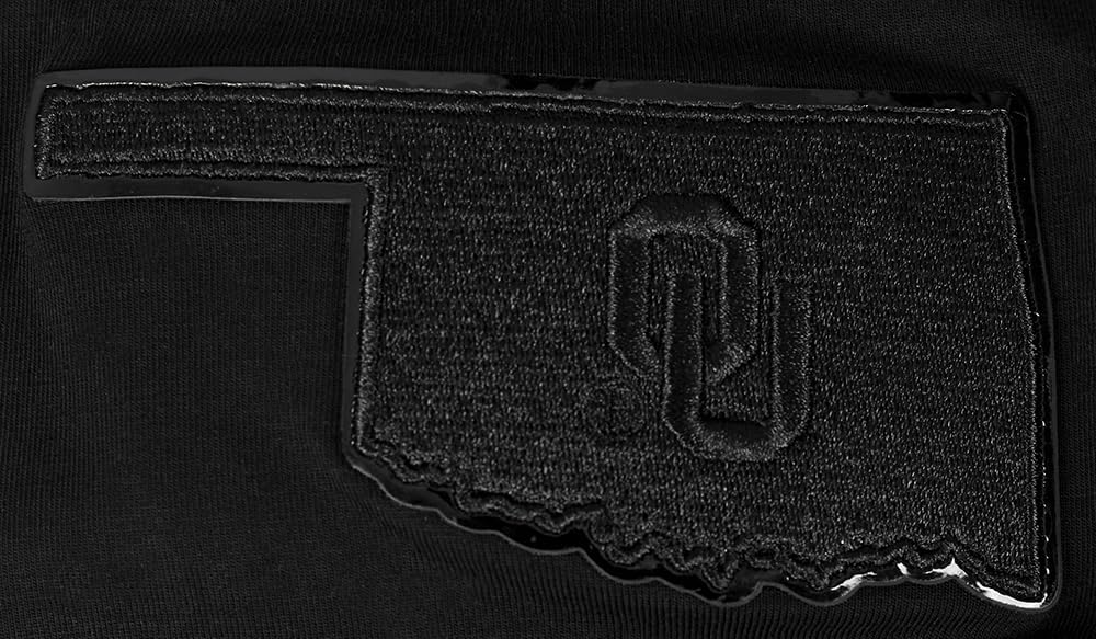 Pro Standard NCAA Mens Mens College Classic Triple Black Cotton Short Sleeve Tee - Image 6