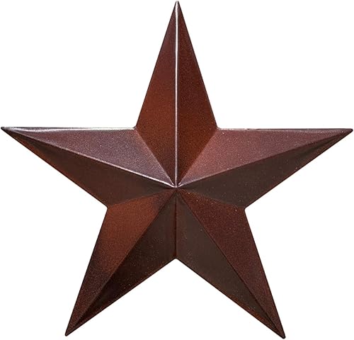 Estrella de granero Estrellas de metal para exteriores de Texas Stars Art Rustic Vintage Western Country Home Farmhouse Decoración de pared (11