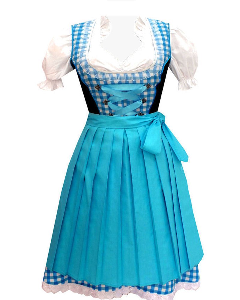 3tlg. Mädchen Dirndl Kinder Dirndl Mädchen Kleid Gr. 92,104,116,122,128,140,152