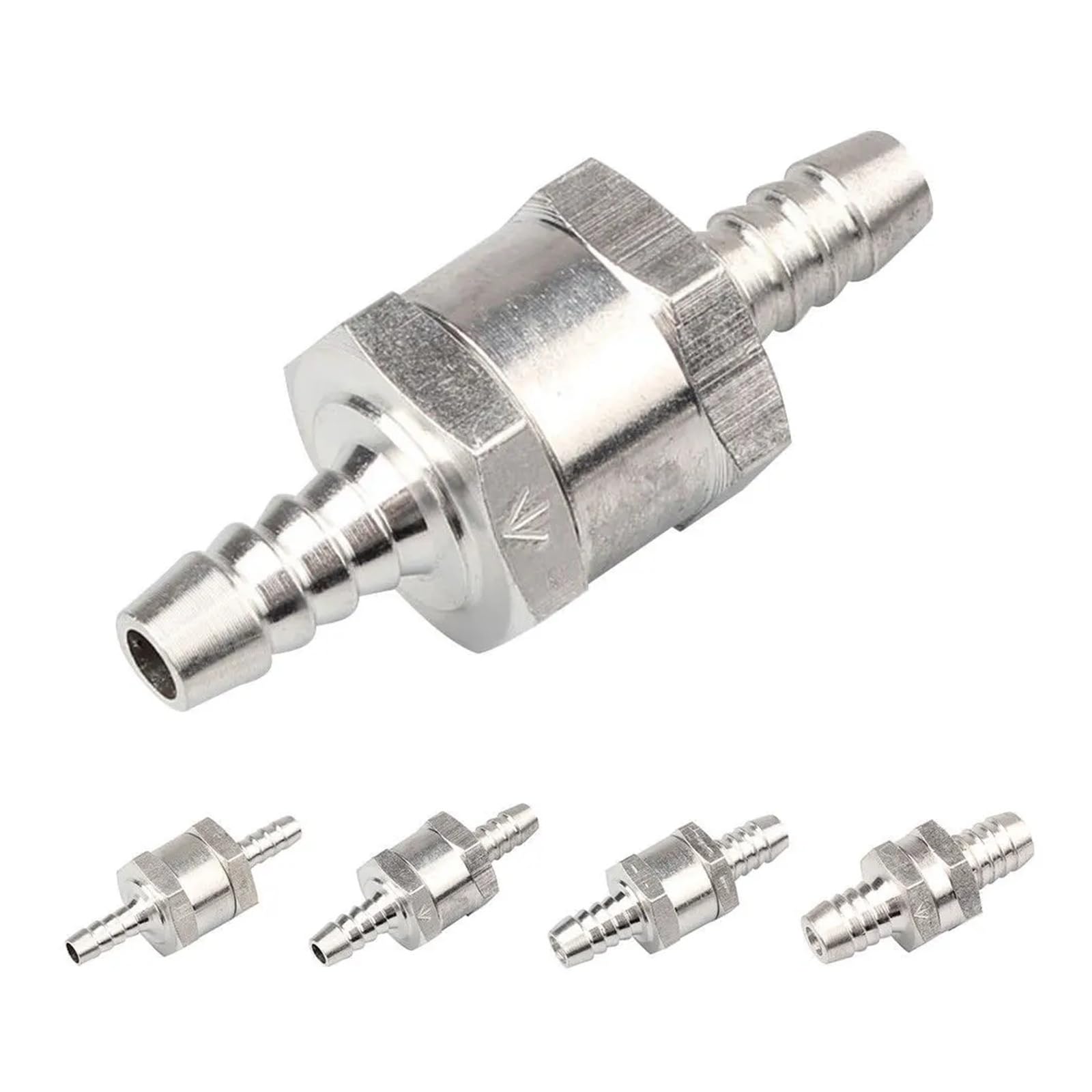 Jednokierunkowy zawór zwrotny zwrotny paliwa 6Mm/8Mm/10Mm/12Mm benzyna i olej(6mm)