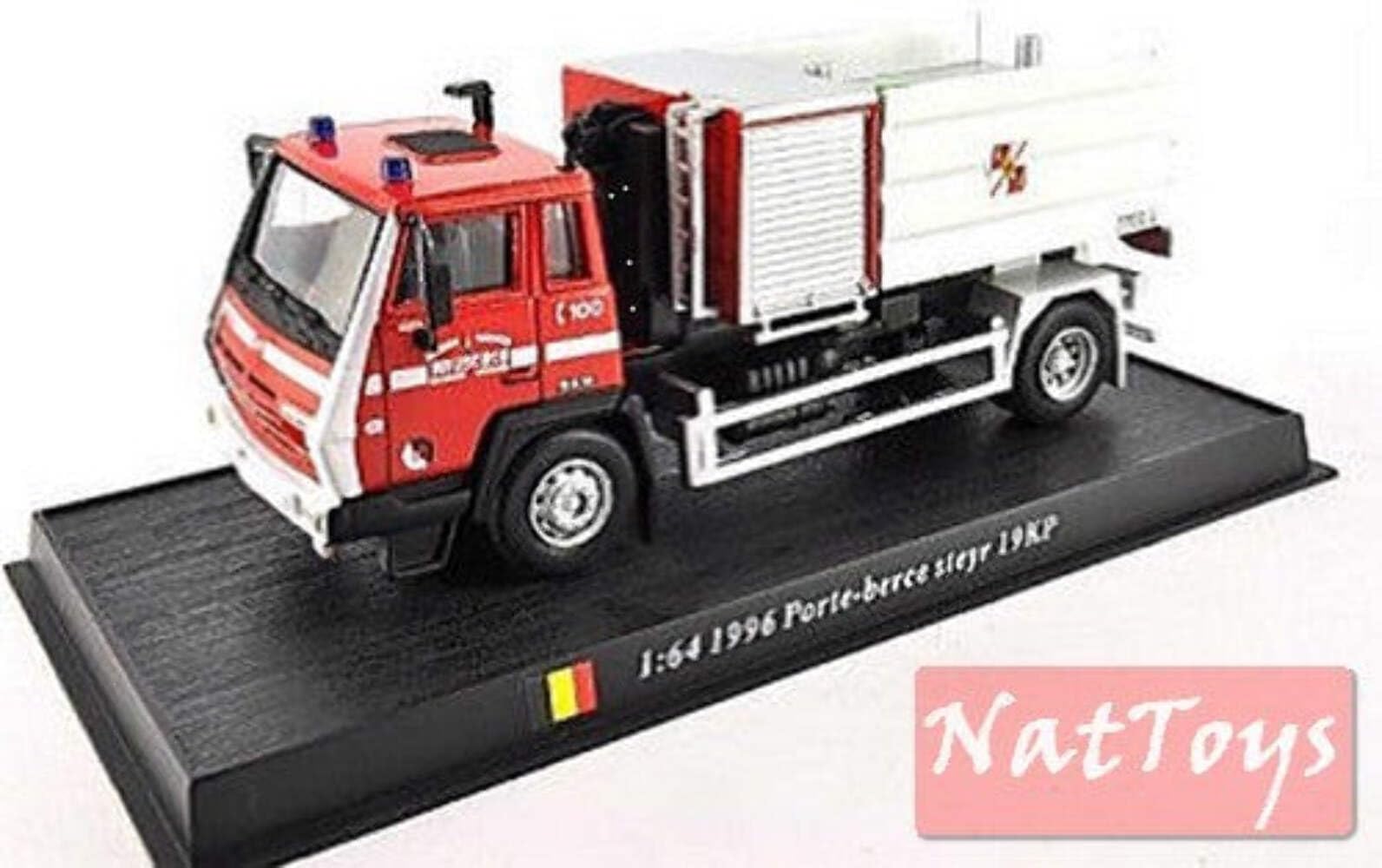 Editoria MODEL COMPATIBLE WITH Vigili del Fuoco Porte-berce steyr 19KP 1:64 1996 DIE CAST Firemen Pompieri
