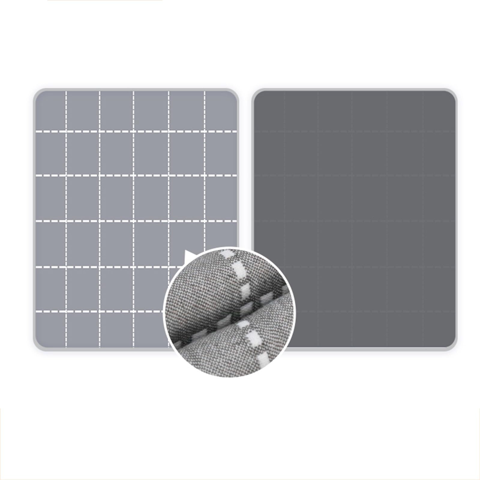 Empapadores Cama Adultos De Incontinencia Absorbentes Protector Colchon Absorbencia para Adultos Empapador Reutilizable A Prueba De Agua Unisex Resistente(180x200cm,Gray)