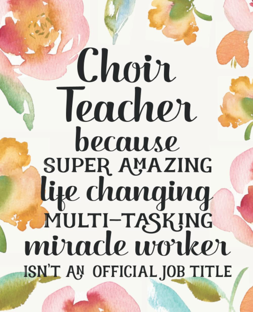 Choir Teacher Gifts: Funny Thank You Appreciation Present for Women