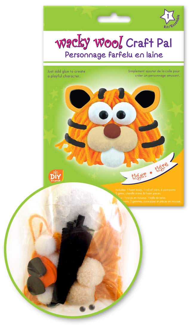 Jungle Craft Pom Poms Craft Kit Crafts for Girls Boys Craft Kits for
