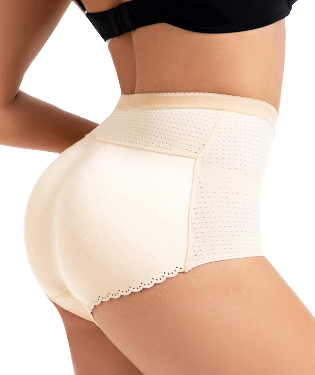 NINGMI Women Butt Lifter Padded Control Panties Hip Enhancer Underwear Body Shape