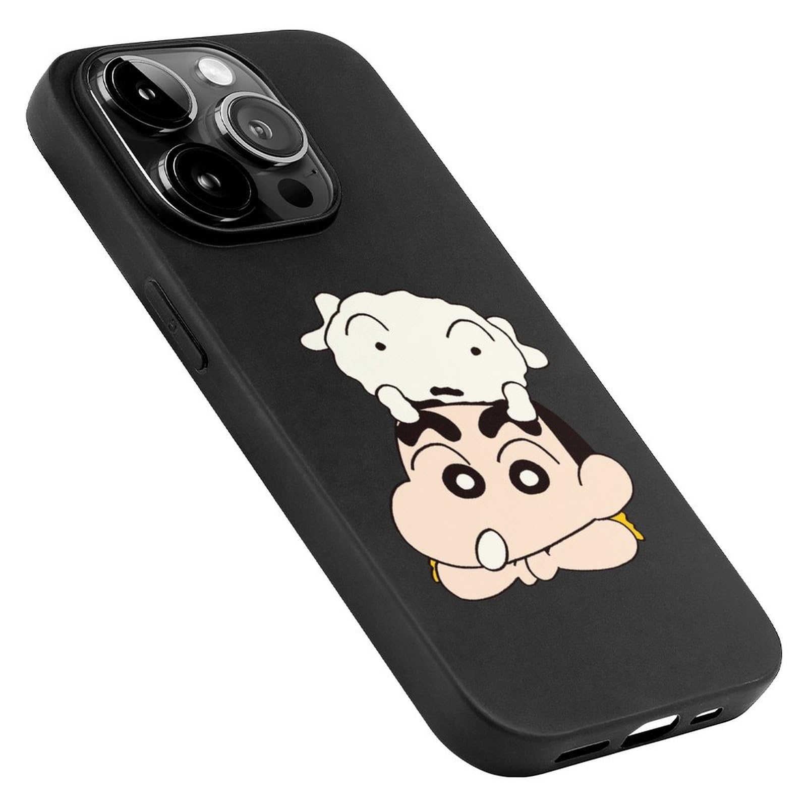【しろちゃん】iPhone 15 pro 2/2 Amazon.co.jp: iPhone 15 Pro ケース クレヨンしんちゃん シロ
