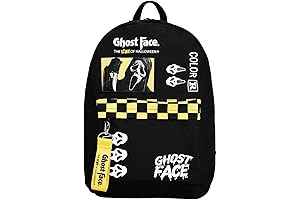 <p><b>Scream Classic Horror Movie Ghost Face Character Checkered Backpack</b></p>