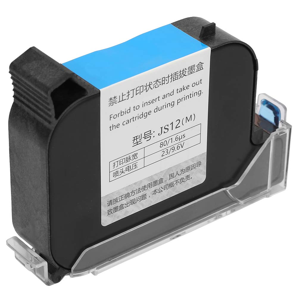 Quick-Drying Ink Cartridges for 530 Handheld Date Coder Inkjet Printer, Black