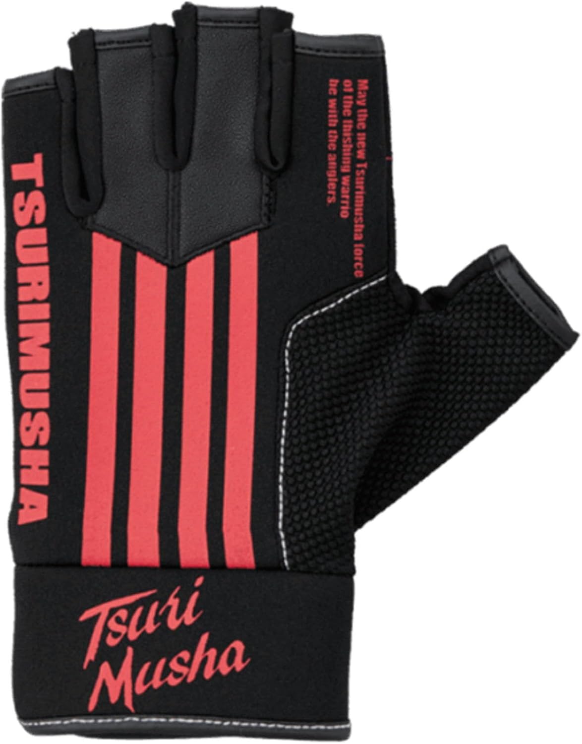 Turimusha TsuriMusha Line Gloves Red LL