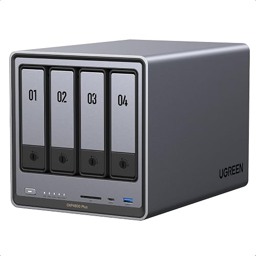UGREEN NASync DXP4800 Plus NAS 4 Baies, 8Go DDR5 RAM, Stockage en Réseau - 1