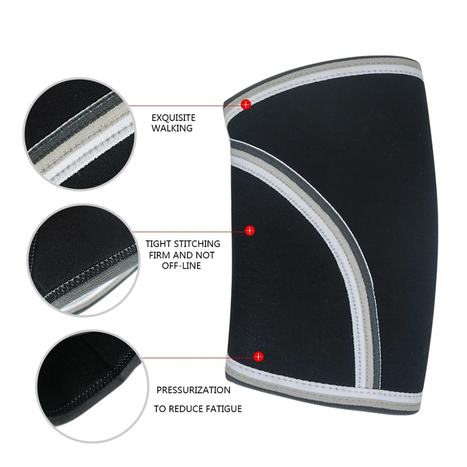 Gomitiere Sportive 2 Pezzi di Compressione gomitiere Supporto Fitness Sport Sollevamento Pesi Tennis pallavolo Braccio protettore Lavoro per Lo Sport(L)