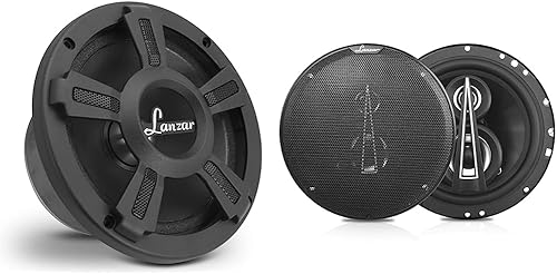 Lanzar Opti Pro actualizado de 6.5 pulgadas de alta potencia MidBass Lanzer por Pyle, Max 6.5 pies Triaxial (MX63)