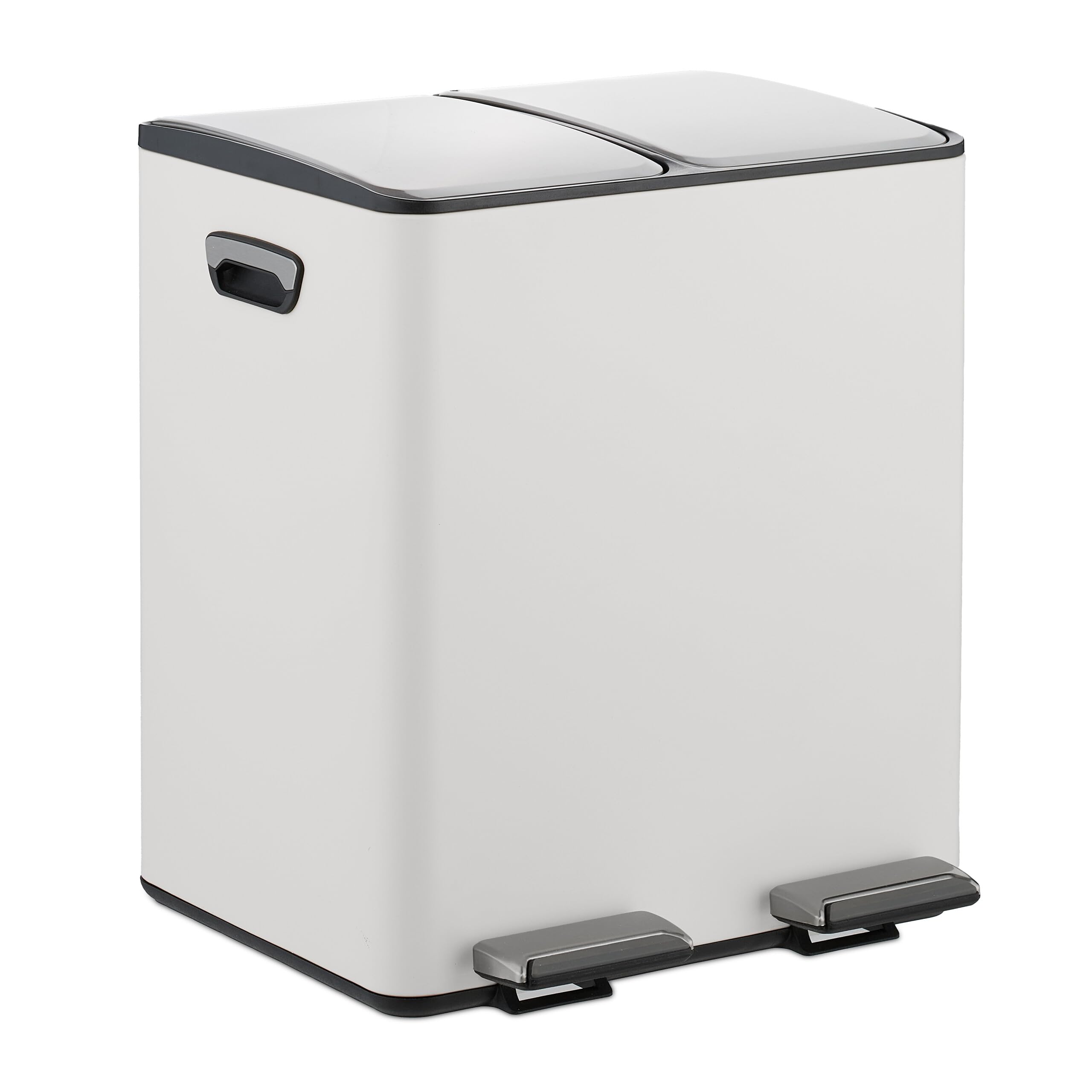 Cubo basura doble con pedal y botes extraíbles que facilitan la limpieza diaria en tu cocina