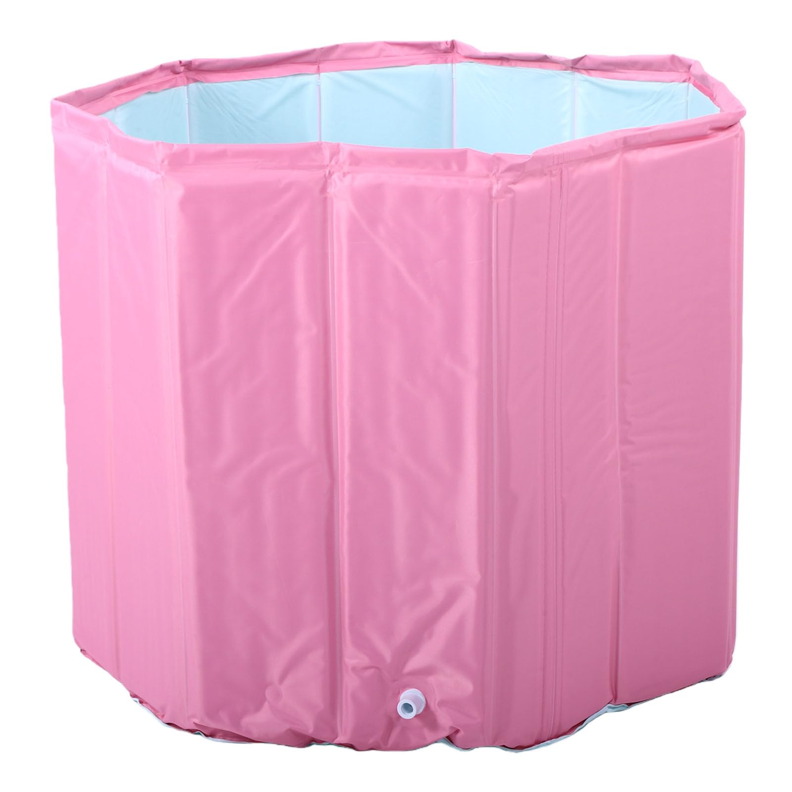 Hyuduo Nadmuchiwana Wanna dla Dorosłych, Składana Przenośna Wanna z PVC, 31,5 X 25,6 Cala do Domu lub Podróży (PINK)