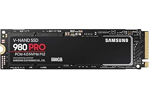 Samsung 980 PRO 500GB PCIe 4.0 NVMe M.2 SSD for Seamless Performance