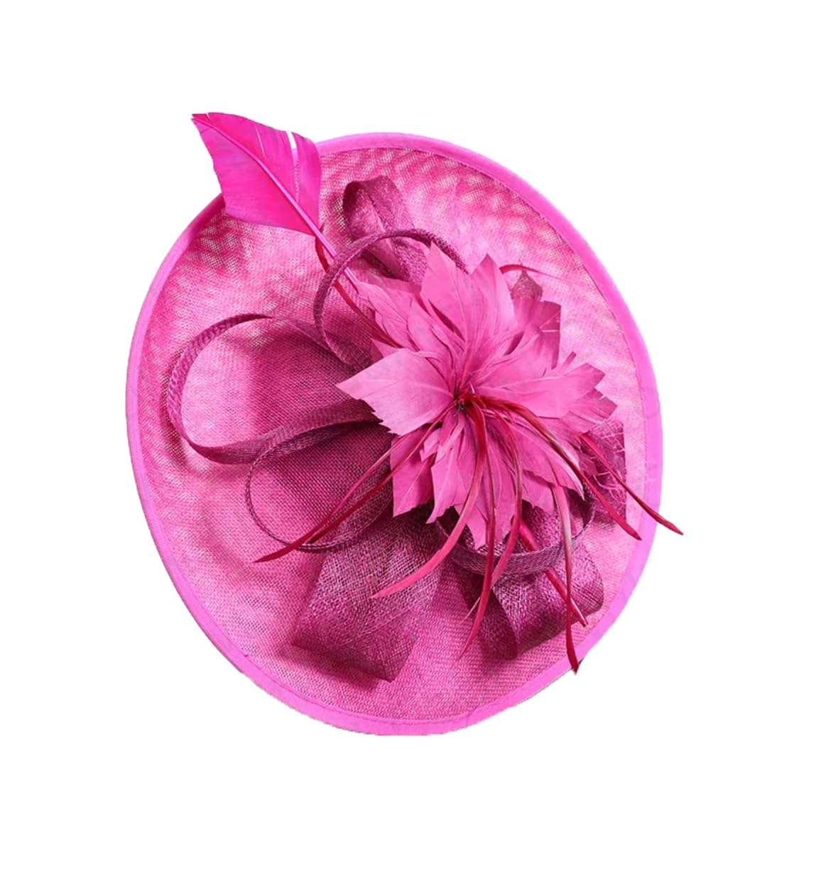 Yeuyyben Elegante cappello fascinator da donna per matrimonio, chiesa, cocktail, feste, Chapeau Cap da gara da donna