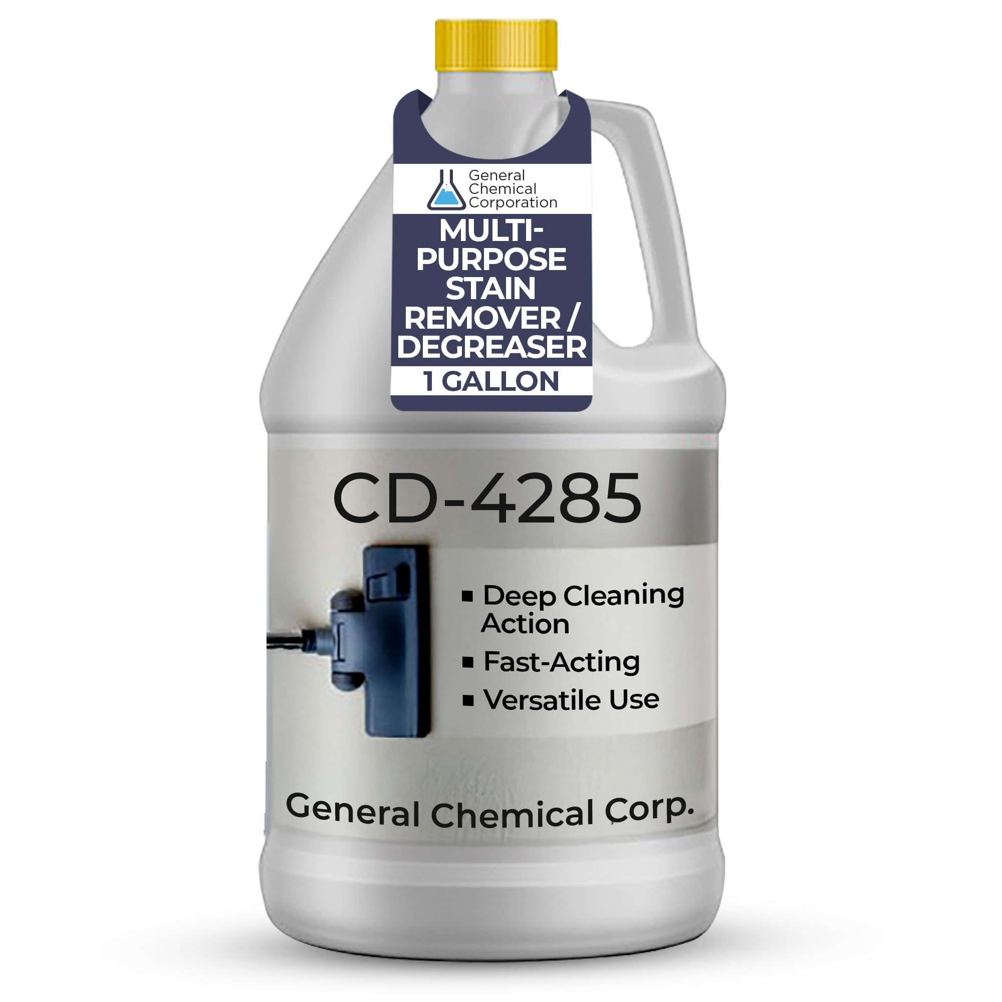 Heavy Duty Carpet Stain Remover CD 4285 - Carpet's Multi-Purpose and Powerful Liquid Solution, Though Cleaning Formula For Homeowners, Pet-owners, Offices and Many More - 1 Gallon Jug