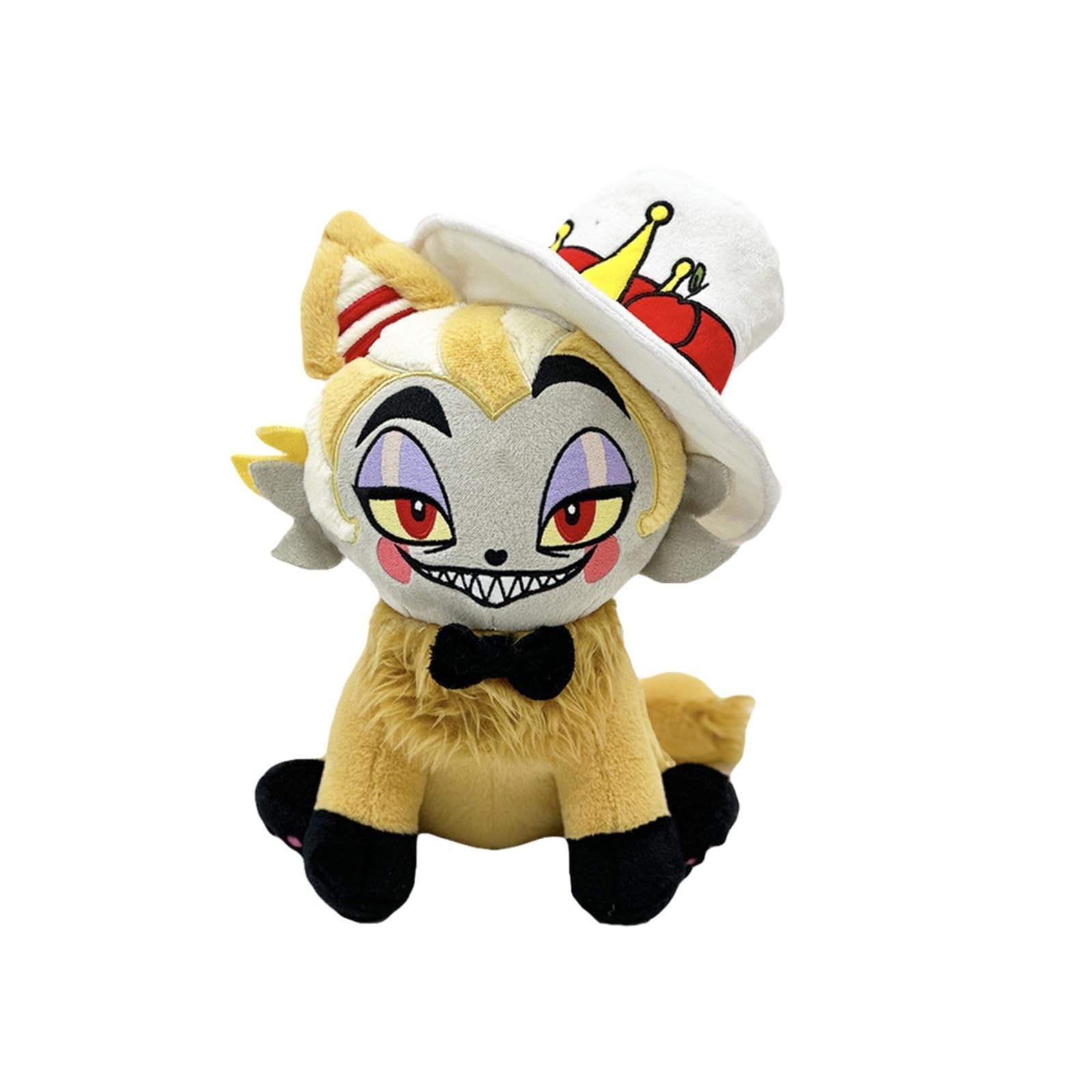 YIttings Hazbin Hotel Plush Toy Cute Stuffed Animal Alastor Figure Doll Anime Cartoon Hazbin Hotel Merch Collectable Plushies Toy Throw Pillows for Fans (Style A)