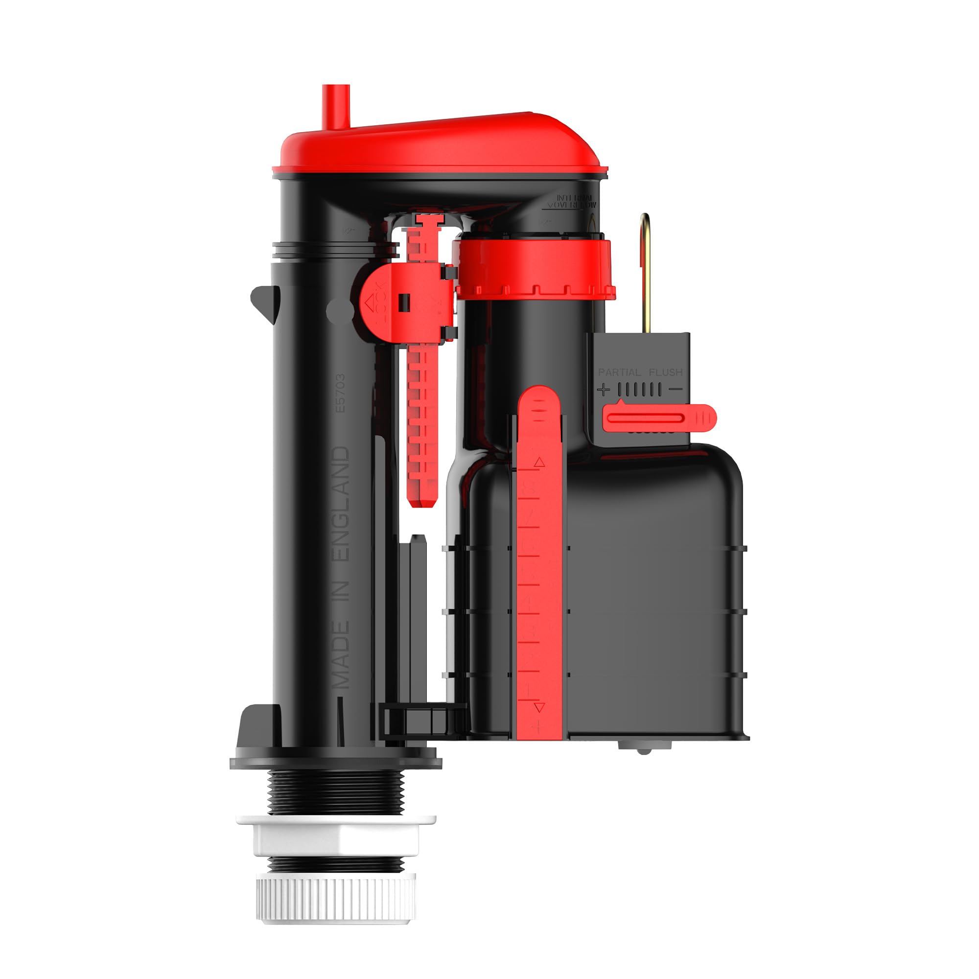 Fluidmaster 19464FM Pro Ultra Universal Dual Flush Syphon, Black