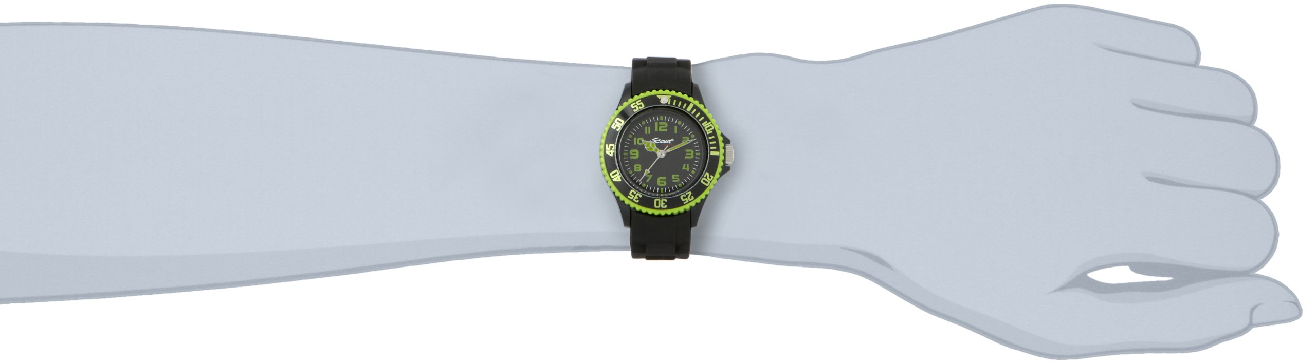 Scout Jungen-Armbanduhr Analog Quarz Silikon 280303000