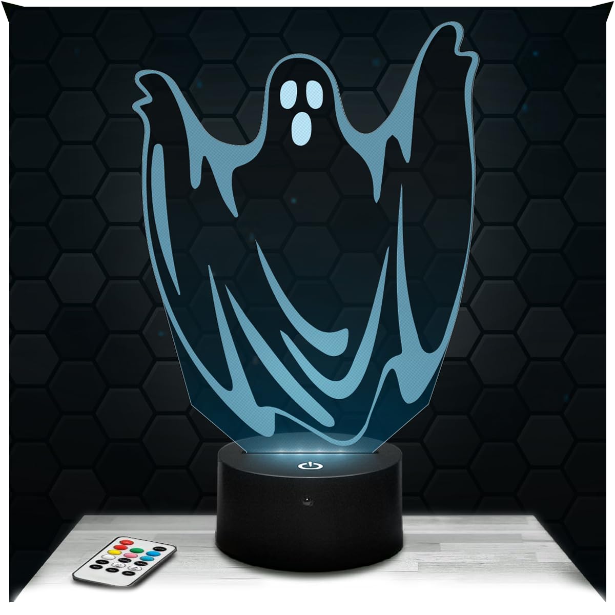 Lampephoto.fr - Ghost Halloween 3D Lamp Decoration boy Girl 3D Ghost Lamp Halloween Magic Object Gift idea Soft Light Decoration Night Light Office Decoration, Original Christmas, Gift Idea