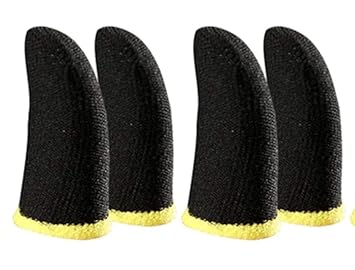 Finger Sleeves, Pack of 2, Black