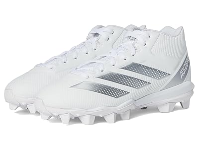 adidas Kids Adizero Impact.2 Molded American Football Shoes (Toddler/Little Kid/Big Kid) Kids Shoes White/Silver Metallic/White : 11 Little Kid M