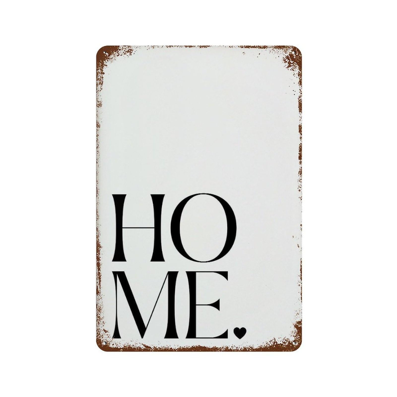 xiaoxiaoshen Home Typography Minimalist Decor Wall Decor Art Metal Tin Poster Modern Home Decor Art Home Bar Shop Decorations Vintage Sign 30x20cm