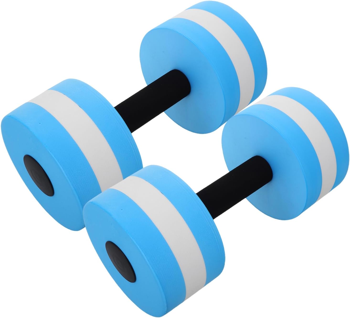 2Pcs Water Aerobic Dumbbells Lightweight Foam Weights for Pool Fitness Resistance for Aquatic Exercise for Beaches Swimming Pools Portable Water Exercise