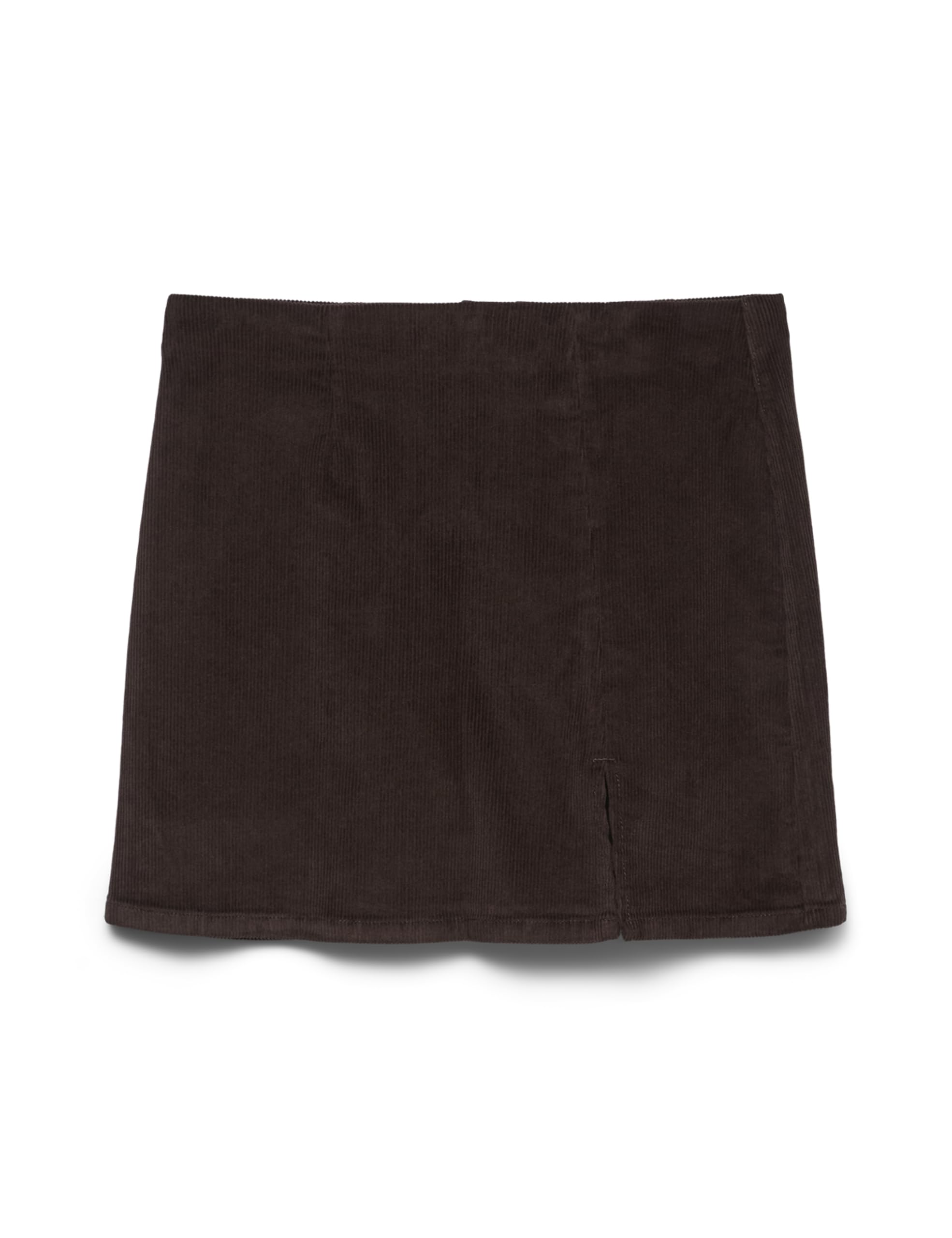 VERO MODA Vmlula Nelly Hr Short Crdry Skirt Noos, Chocolate Cake, M