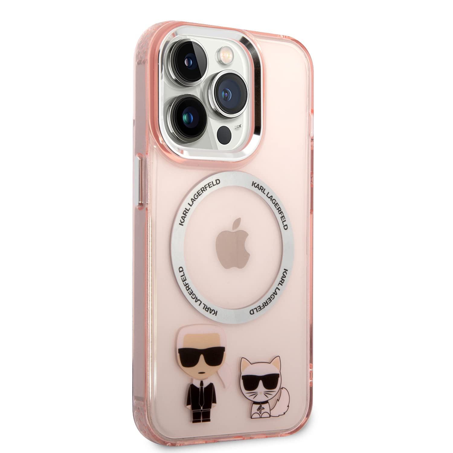 Karl Lagerfeld KLHCP14XCSAKCPMK - Custodia rigida per iPhone14 Pro Max 6.7, colore: Nero