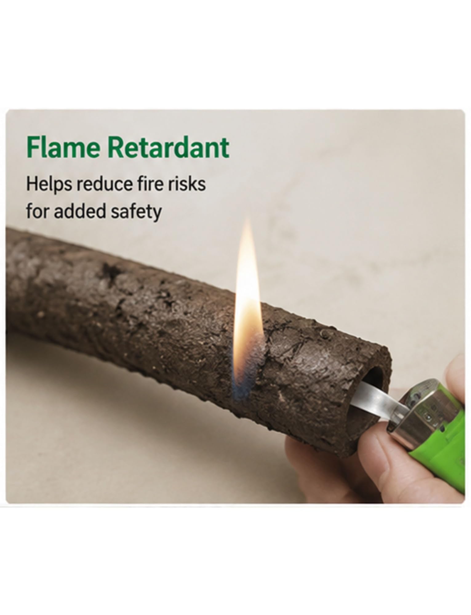 Copricavo effetto corteccia, guaina cava flessibile a liana | Guaina flessibile effetto rattan per cavi esterni, giardino e fai da te(40mm/1.57in,40m)