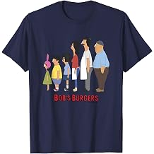Bob's Burgers Belcher Family Character Lineup T-Shirt