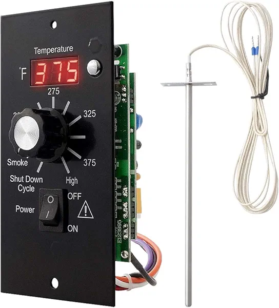 Digital Thermostat Kit for Traeger Pellet Grills, Barbecue Grill Replacement Parts, Control Panel Thermometer Pro Controller