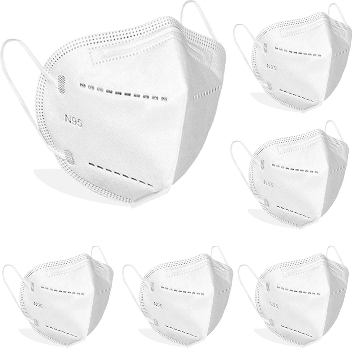 Prince Enterprise ONSAFE N95 5 Layer Disposable Dust and Pollution Face Mask with Adjustable Nose Pin for Men, Women & Kids (Pack of 6) (B08ZL1FQRV) Amazon Price History, Amazon Price Tracker