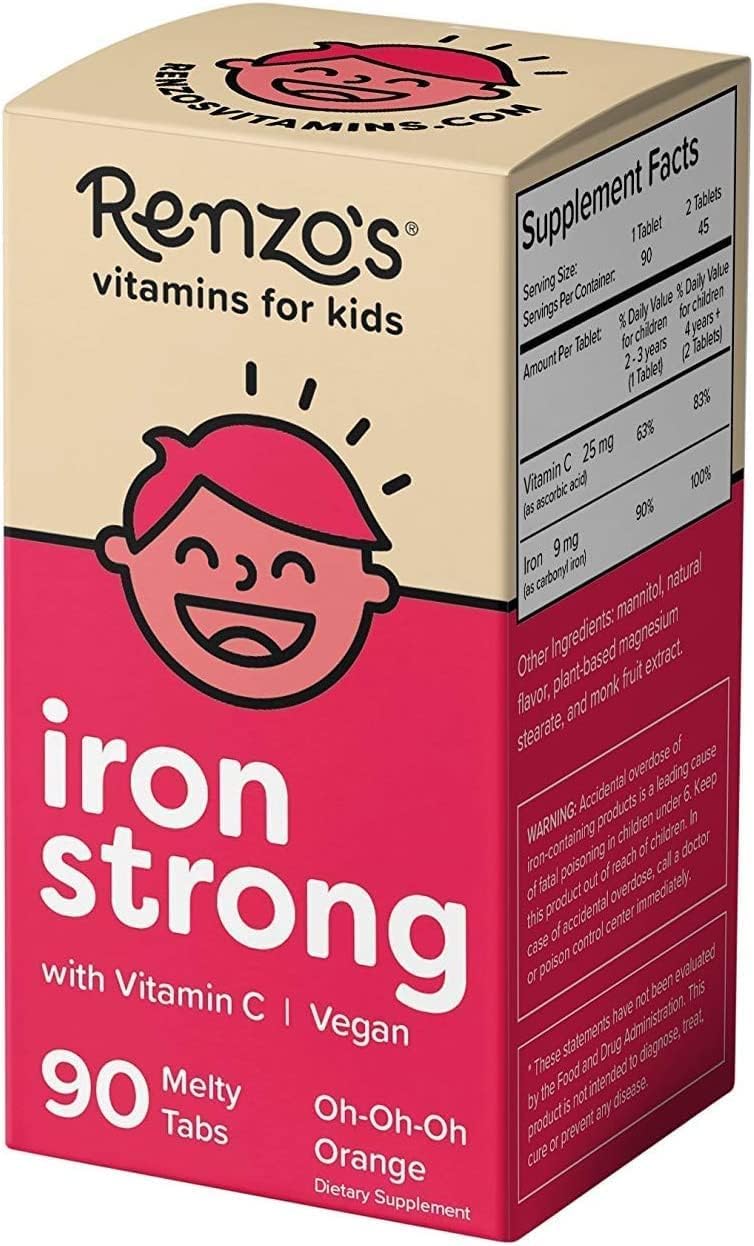 Renzo's Iron Supplements for Kids