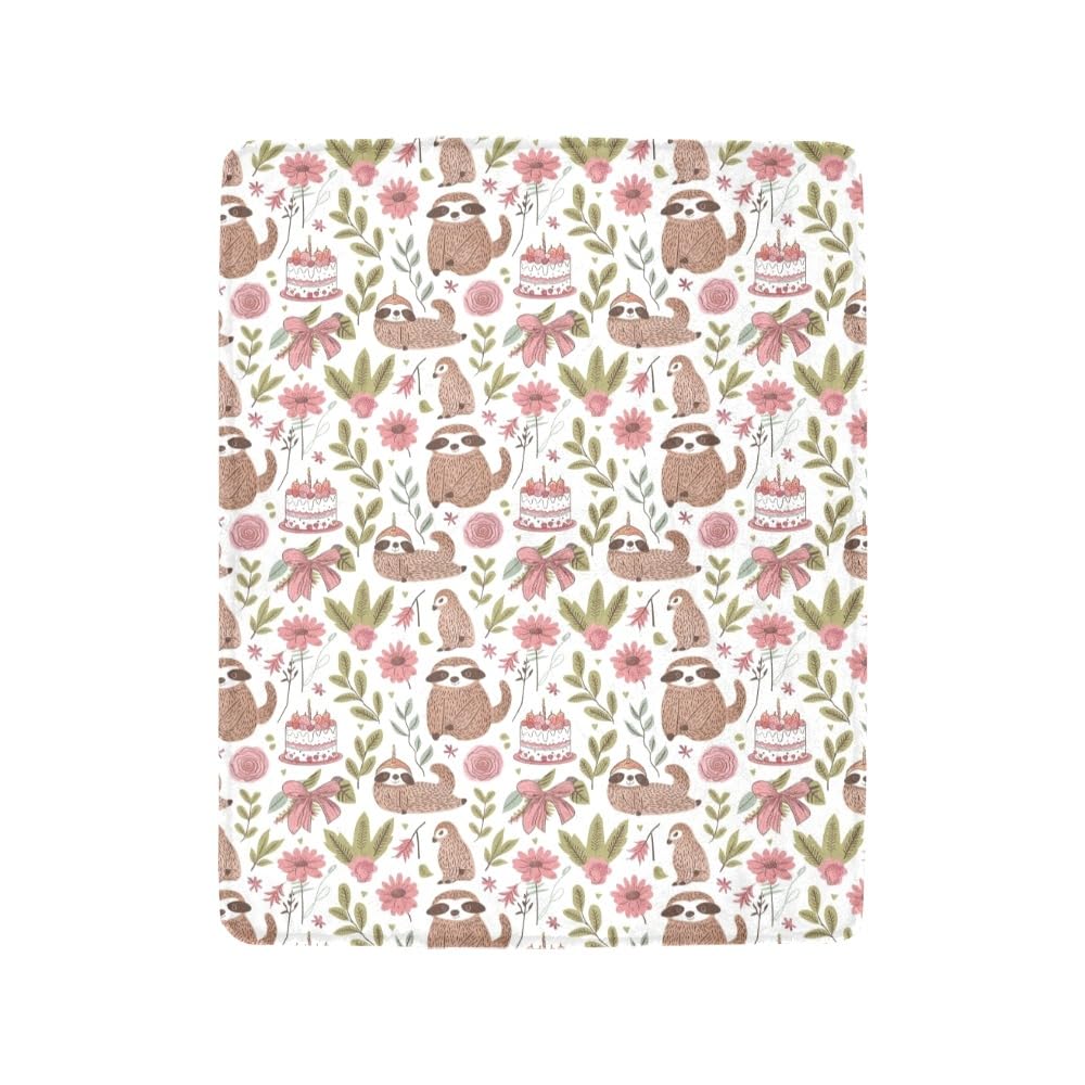 Couverture paresseux haut de gamme William Morris plaid marron de luxe pour femme